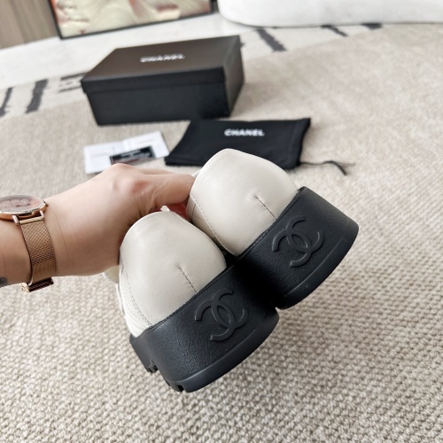 Replica Chanel Leather Shoes For Women #1258660 $100.00 USD for Wholesale