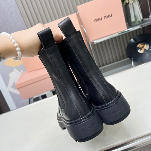 Replica MIU MIU Boots For Women #1258662 $108.00 USD for Wholesale