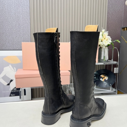 Replica MIU MIU Boots For Women #1258665 $158.00 USD for Wholesale