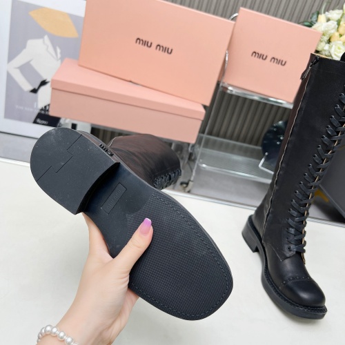 Replica MIU MIU Boots For Women #1258665 $158.00 USD for Wholesale