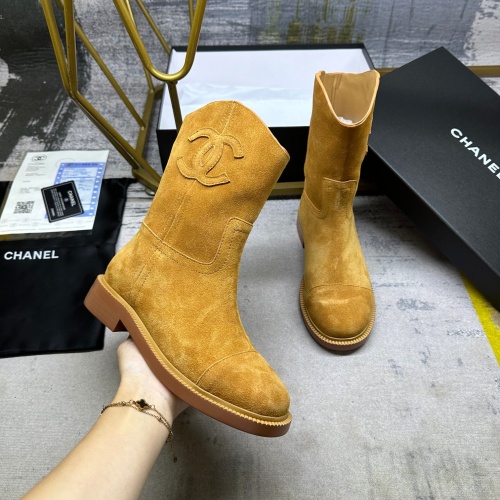 Chanel Boots For Women #1258666 $108.00 USD, Wholesale Replica Chanel Boots