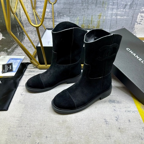 Replica Chanel Boots For Women #1258667 $108.00 USD for Wholesale