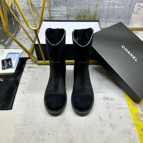 Replica Chanel Boots For Women #1258667 $108.00 USD for Wholesale