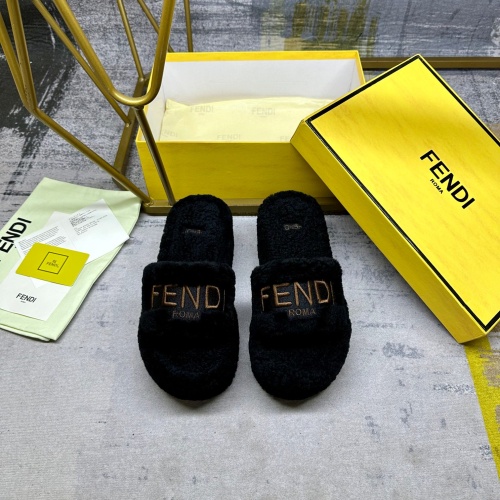 Replica Fendi Slippers For Women #1258674 $102.00 USD for Wholesale