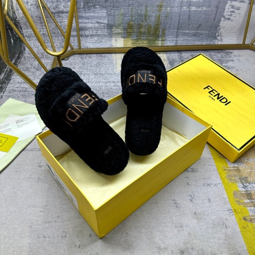 Replica Fendi Slippers For Women #1258674 $102.00 USD for Wholesale