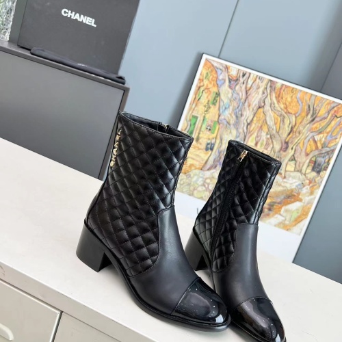 Replica Chanel Boots For Women #1258682 $115.00 USD for Wholesale