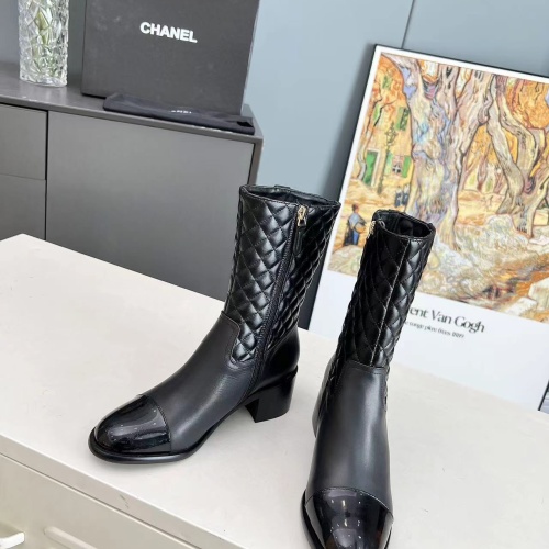 Replica Chanel Boots For Women #1258683 $115.00 USD for Wholesale