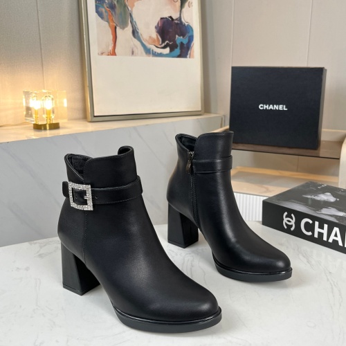 Chanel Boots For Women #1258684 $98.00 USD, Wholesale Replica Chanel Boots