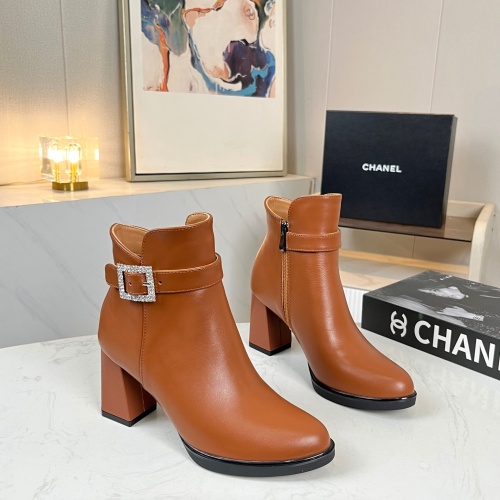 Chanel Boots For Women #1258685 $98.00 USD, Wholesale Replica Chanel Boots