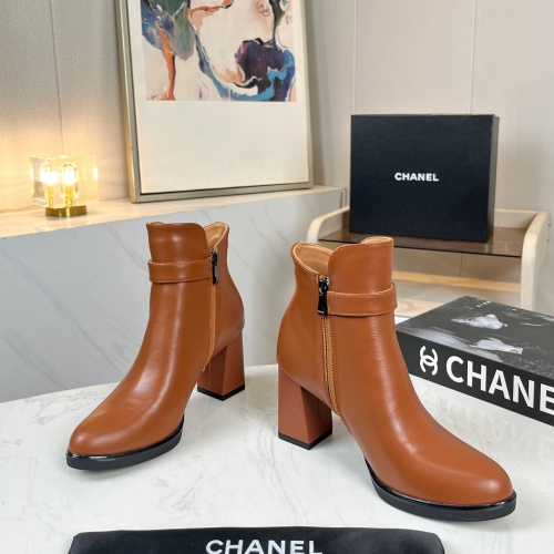 Replica Chanel Boots For Women #1258685 $98.00 USD for Wholesale