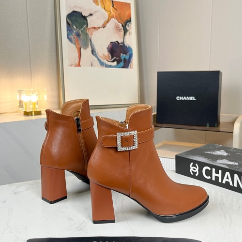 Replica Chanel Boots For Women #1258685 $98.00 USD for Wholesale