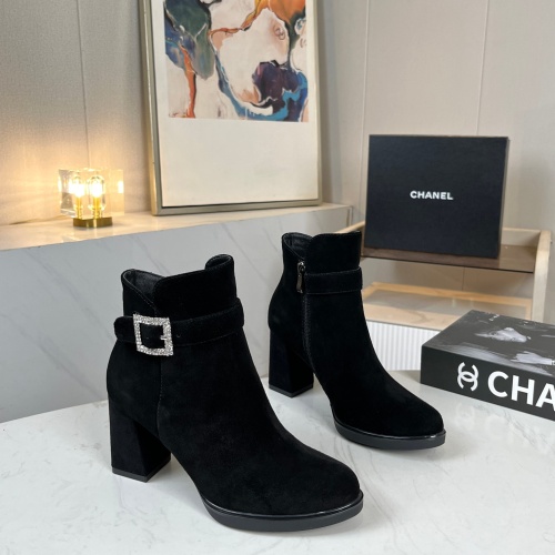 Chanel Boots For Women #1258686 $98.00 USD, Wholesale Replica Chanel Boots