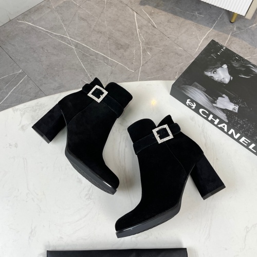 Replica Chanel Boots For Women #1258686 $98.00 USD for Wholesale