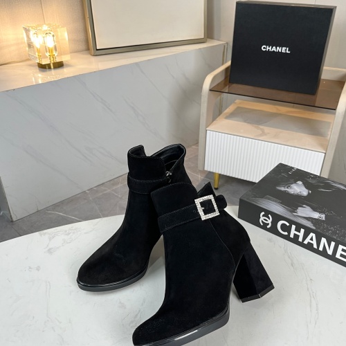 Replica Chanel Boots For Women #1258686 $98.00 USD for Wholesale