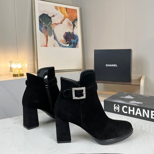 Replica Chanel Boots For Women #1258686 $98.00 USD for Wholesale