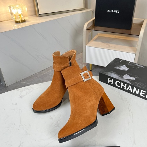 Replica Chanel Boots For Women #1258688 $98.00 USD for Wholesale