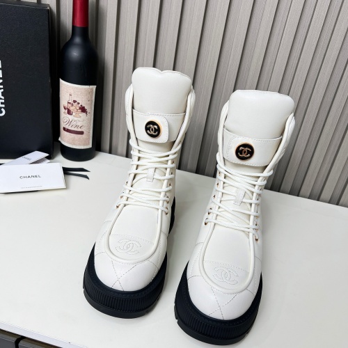 Replica Chanel Boots For Women #1258690 $130.00 USD for Wholesale