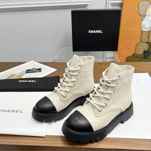 Chanel Boots For Women #1258691 $105.00 USD, Wholesale Replica Chanel Boots