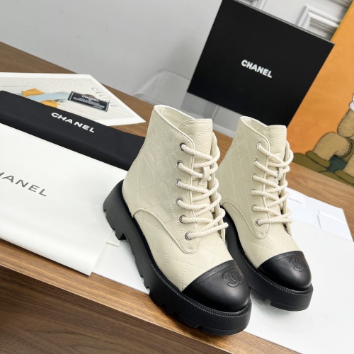 Replica Chanel Boots For Women #1258691 $105.00 USD for Wholesale