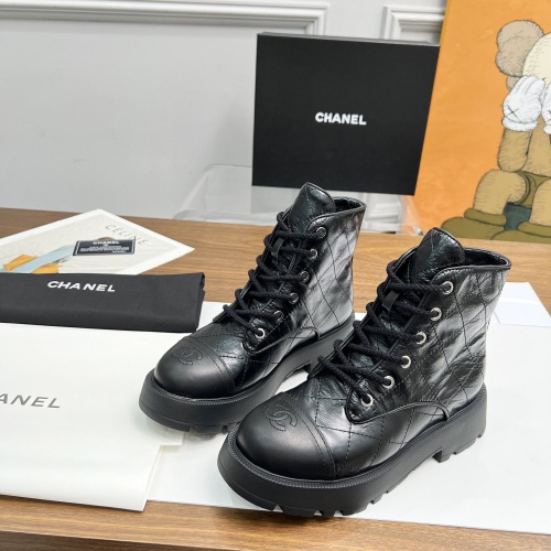 Chanel Boots For Women #1258694 $105.00 USD, Wholesale Replica Chanel Boots