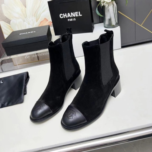 Chanel Boots For Women #1258698 $102.00 USD, Wholesale Replica Chanel Boots