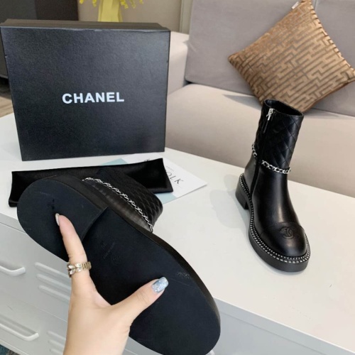 Replica Chanel Boots For Women #1258699 $102.00 USD for Wholesale