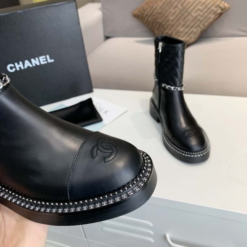 Replica Chanel Boots For Women #1258699 $102.00 USD for Wholesale