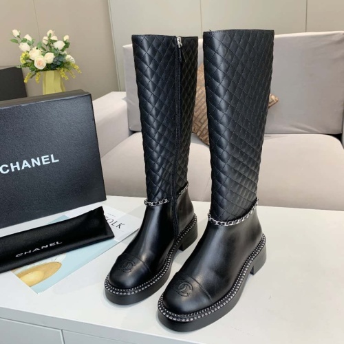 Chanel Boots For Women #1258700 $140.00 USD, Wholesale Replica Chanel Boots