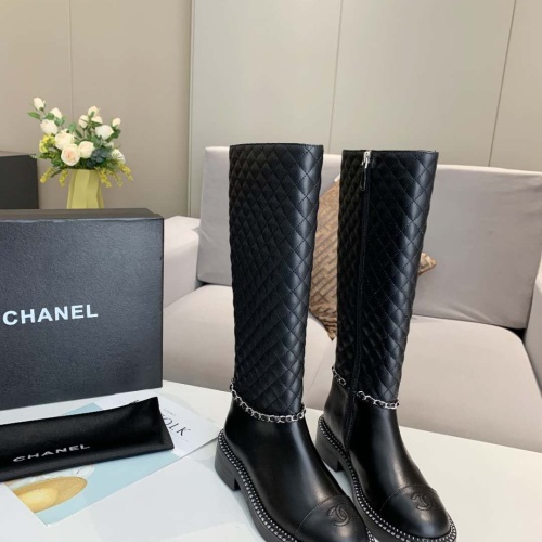 Replica Chanel Boots For Women #1258700 $140.00 USD for Wholesale