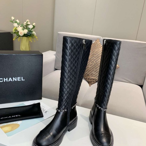 Replica Chanel Boots For Women #1258700 $140.00 USD for Wholesale