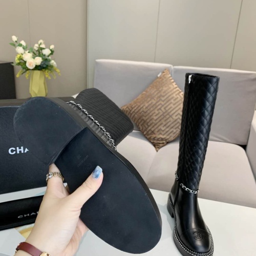 Replica Chanel Boots For Women #1258700 $140.00 USD for Wholesale