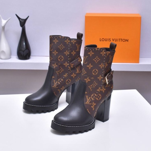 Replica Louis Vuitton Boots For Women #1258706 $96.00 USD for Wholesale