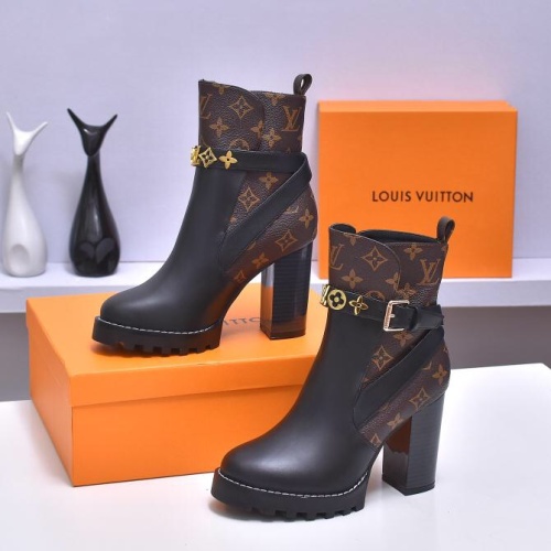 Louis Vuitton Boots For Women #1258707 $98.00 USD, Wholesale Replica Louis Vuitton Boots