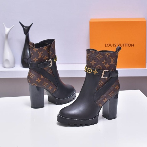 Replica Louis Vuitton Boots For Women #1258707 $98.00 USD for Wholesale