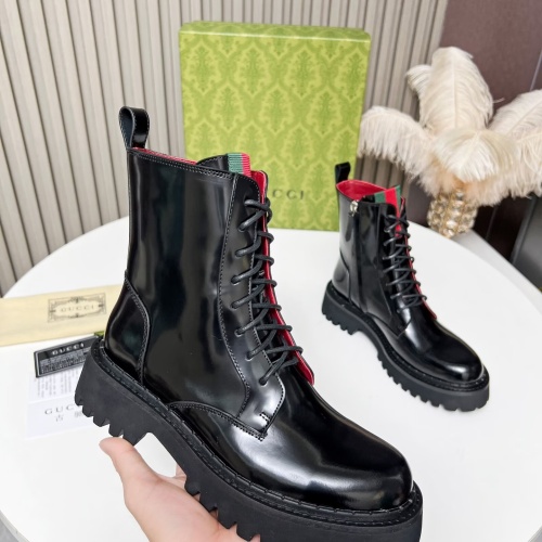 Replica Gucci Boots For Women #1258711 $115.00 USD for Wholesale