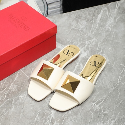 Valentino Slippers For Women #1258713 $68.00 USD, Wholesale Replica Valentino Slippers