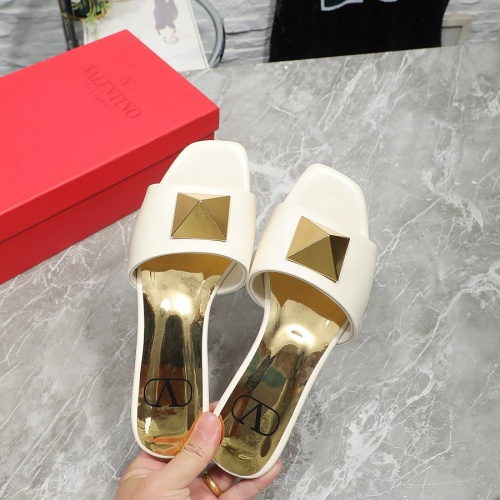 Replica Valentino Slippers For Women #1258713 $68.00 USD for Wholesale