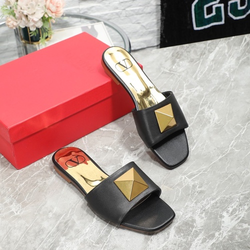 Replica Valentino Slippers For Women #1258716 $68.00 USD for Wholesale