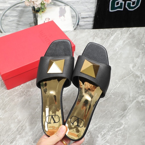 Replica Valentino Slippers For Women #1258716 $68.00 USD for Wholesale