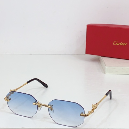 Cartier AAA Quality Sunglassess #1258722 $60.00 USD, Wholesale Replica Cartier AAA Quality Sunglassess