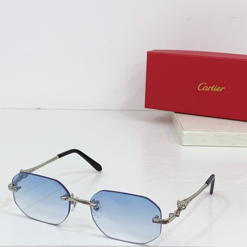 Cartier AAA Quality Sunglassess #1258723 $60.00 USD, Wholesale Replica Cartier AAA Quality Sunglassess