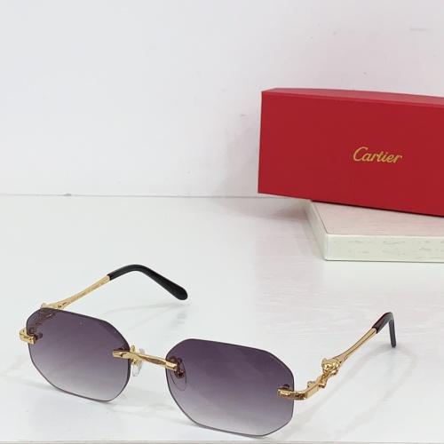 Cartier AAA Quality Sunglassess #1258726 $60.00 USD, Wholesale Replica Cartier AAA Quality Sunglassess