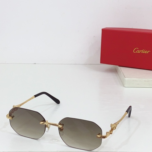 Cartier AAA Quality Sunglassess #1258727 $60.00 USD, Wholesale Replica Cartier AAA Quality Sunglassess