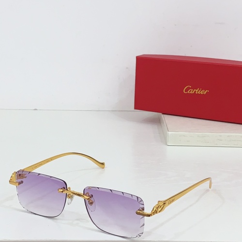 Cartier AAA Quality Sunglassess #1258732 $60.00 USD, Wholesale Replica Cartier AAA Quality Sunglassess