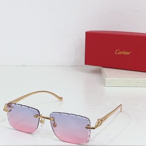 Cartier AAA Quality Sunglassess #1258733 $60.00 USD, Wholesale Replica Cartier AAA Quality Sunglassess