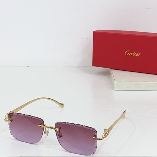 Cartier AAA Quality Sunglassess #1258734 $60.00 USD, Wholesale Replica Cartier AAA Quality Sunglassess