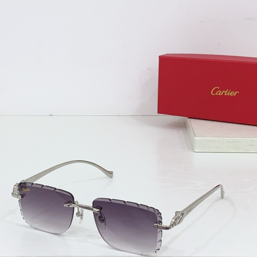 Cartier AAA Quality Sunglassess #1258735 $60.00 USD, Wholesale Replica Cartier AAA Quality Sunglassess