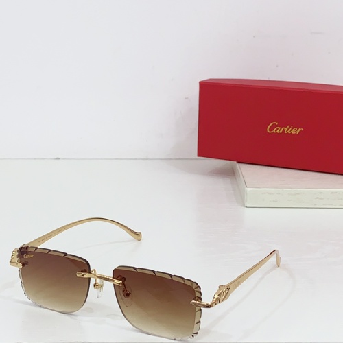 Cartier AAA Quality Sunglassess #1258737 $60.00 USD, Wholesale Replica Cartier AAA Quality Sunglassess