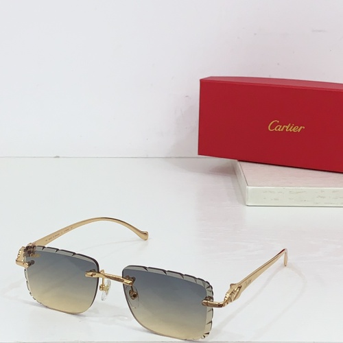 Cartier AAA Quality Sunglassess #1258738 $60.00 USD, Wholesale Replica Cartier AAA Quality Sunglassess