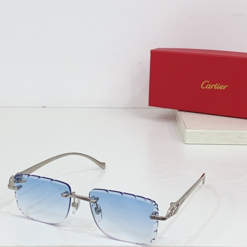 Cartier AAA Quality Sunglassess #1258739 $60.00 USD, Wholesale Replica Cartier AAA Quality Sunglassess